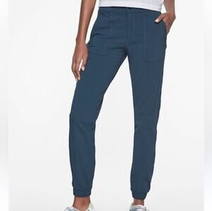 Athleta Trekkie Jogger 2.0 Pants #596344 Dark Teal Blue Size 8T